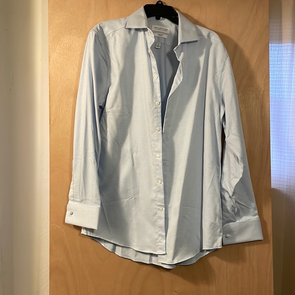 Blue Dress Shirt Mens